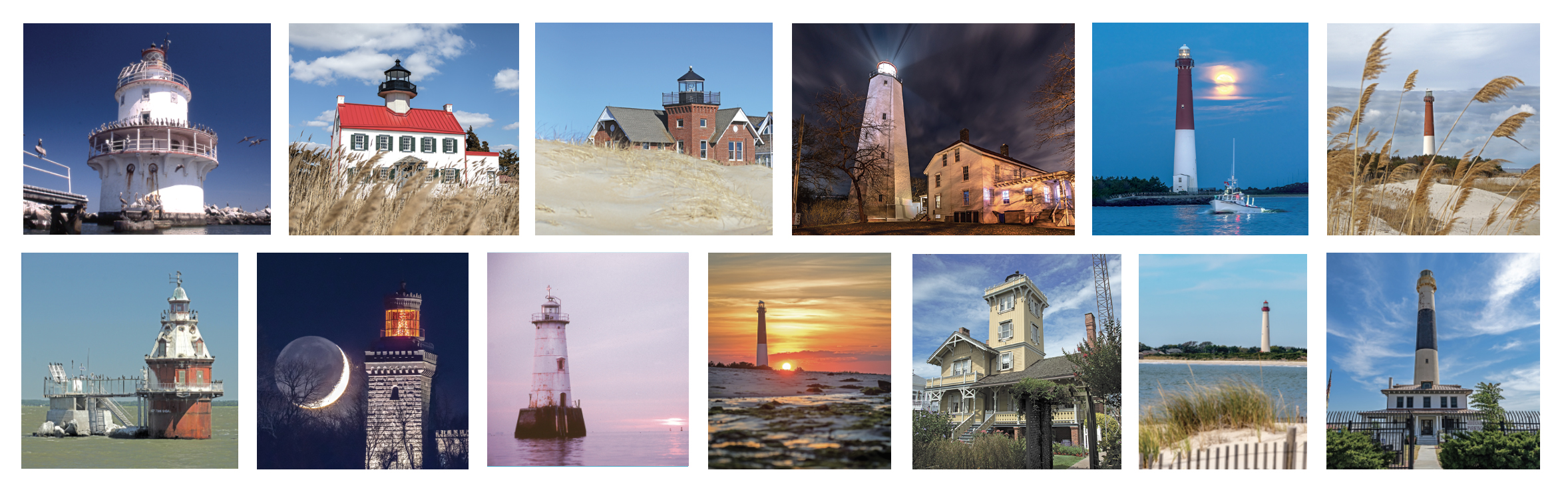 NJ lighthouse calendar